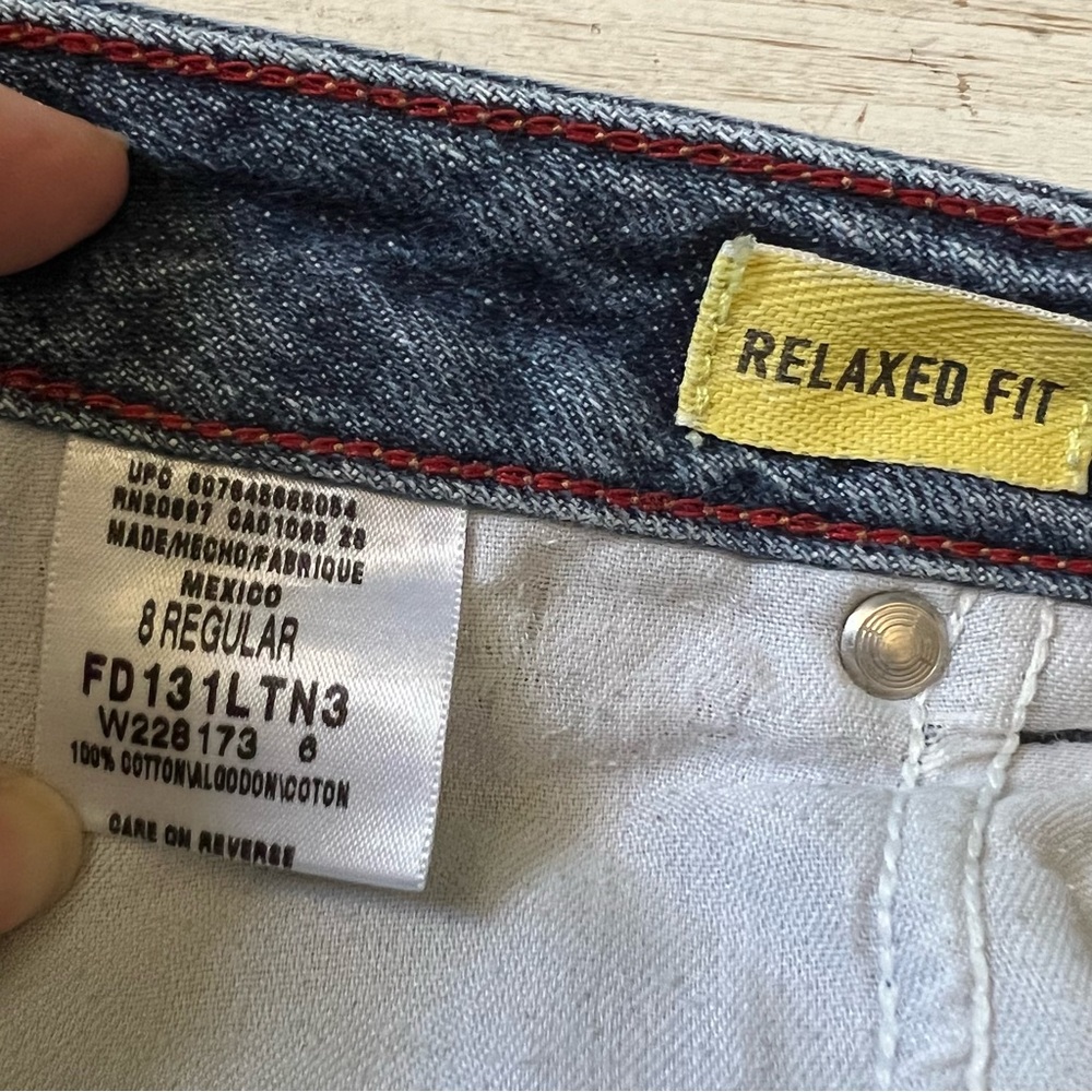 Dickies Relaxed Fit Bootcut Medium Wash Jeans Size 8 Regular - Picture 11 of 16